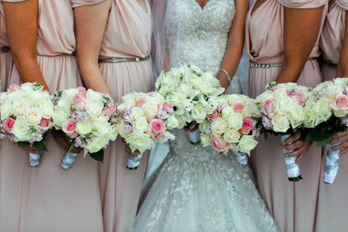 wedding flowers for bridal party