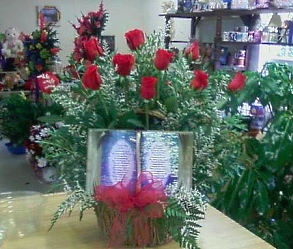 Rustic Red Christmas Flower Arrangement in Florence, AL - GREENHILL FLORIST  & GIFTS