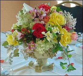 elizabethan wedding flowers