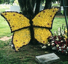 Butterfly Flower Tribute  Order Special Funeral Tributes Online