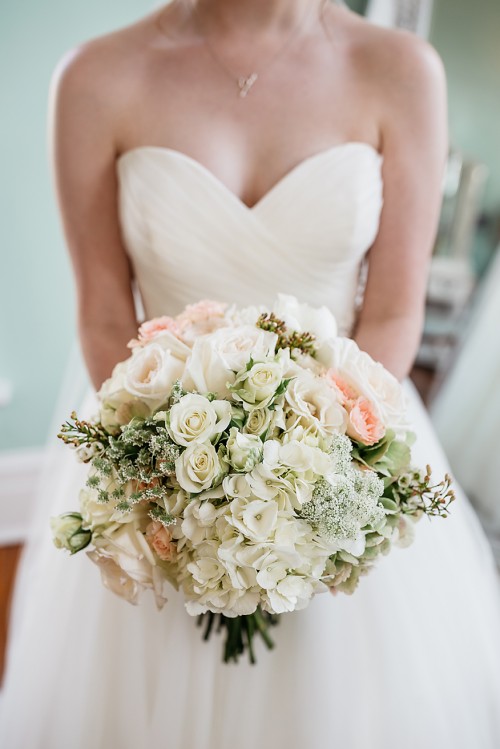 Elegant Garden Classic Bridal Bouquet — In Bloom Florist Weddings